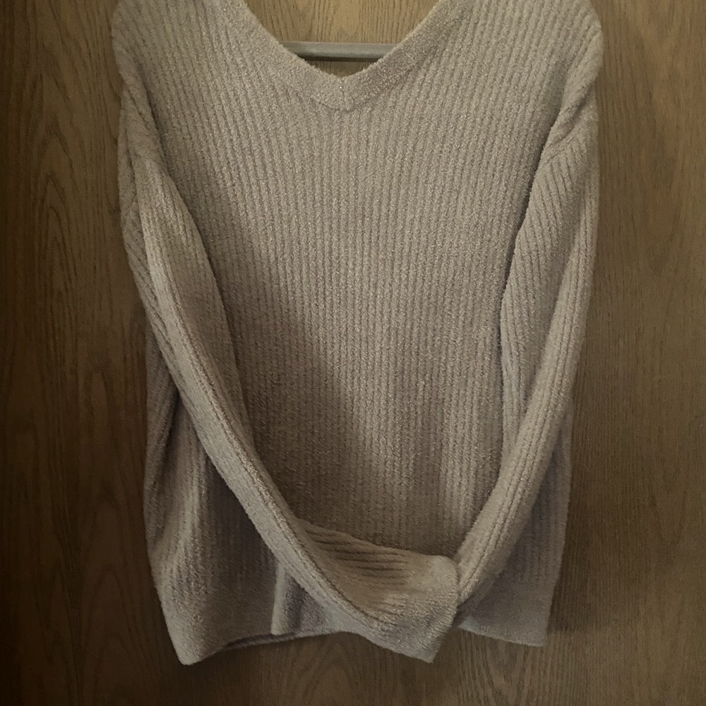 Barefoot Dreams Cozychic Lite Ribbed V-Neck Button Down Cardigan/Sweater - Picture 2 of 11